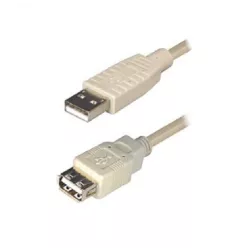 Καλώδιο Προέκταση USB 2.0 2m Α/Μ-Α/F