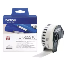 Ετικέτα εκτυπωτή BROTHER DK-22210 συνεχόμενο χαρτί 29mm
