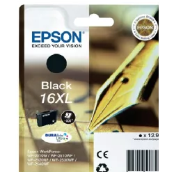 Μελάνι Inkjet Epson No.16 XL Black 