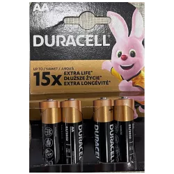 Αλκαλική Μπαταρία Duracell AA 1.5V (LR6) (4Pack)