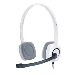 Ακουστικά Logitech H150 Headset (Coconut, Wired)