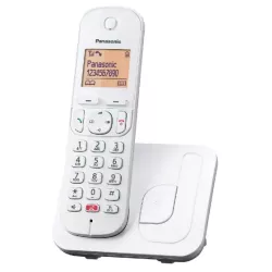Ασύρματο Τηλέφωνο Ψηφιακό Panasonic KX-TGC250GRW με Ανοιχτή Ακρόαση Λευκό 