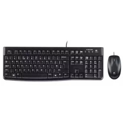 Σετ Ποντίκι/Πληκτρολόγιο Logitech MK120 Desktop GR (Black, Wired)