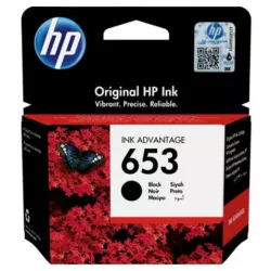 HP Μελάνι Inkjet No.653 Black (3YM75AE)