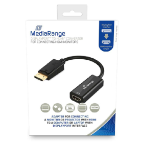 Καλώδιο Converter DisplayPort to HDMI Gold-Plated MediaRange
