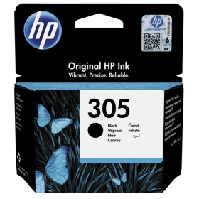 HP Μελάνι Inkjet No.305 Black (3YM61AE)
