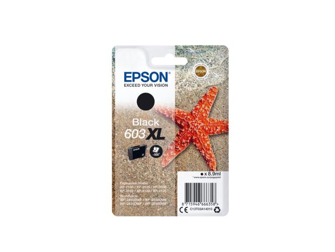 Epson Μελάνι Inkjet 603XL Black (C13T03A14010) (EPST03A140)
