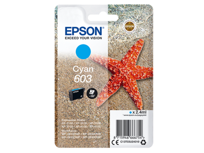 Epson Μελάνι Inkjet 603 Cyan