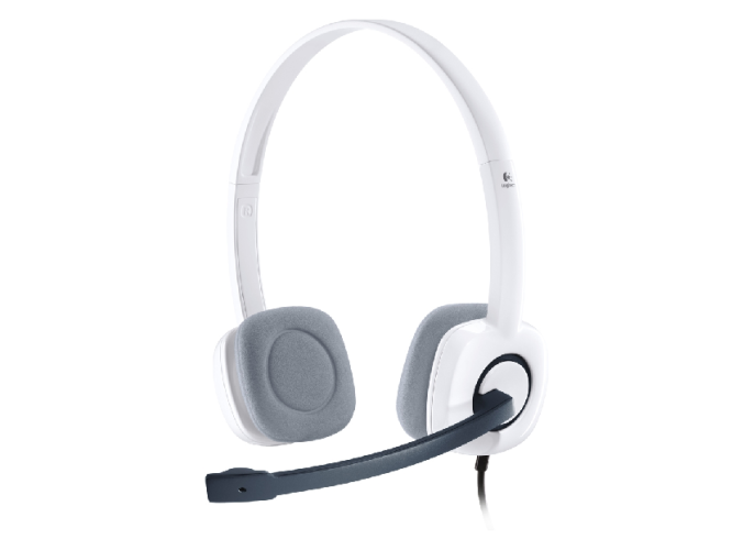 Ακουστικά Logitech H150 Headset (Coconut, Wired)