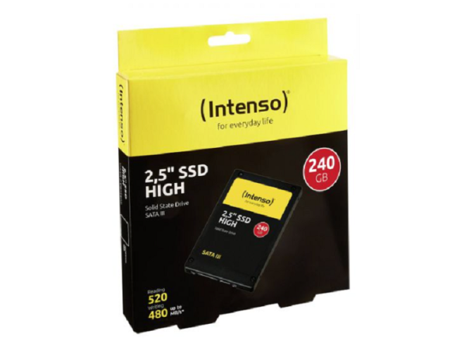 Εσωτερικός Δίσκος SSD Intenso 240GB SATA III High