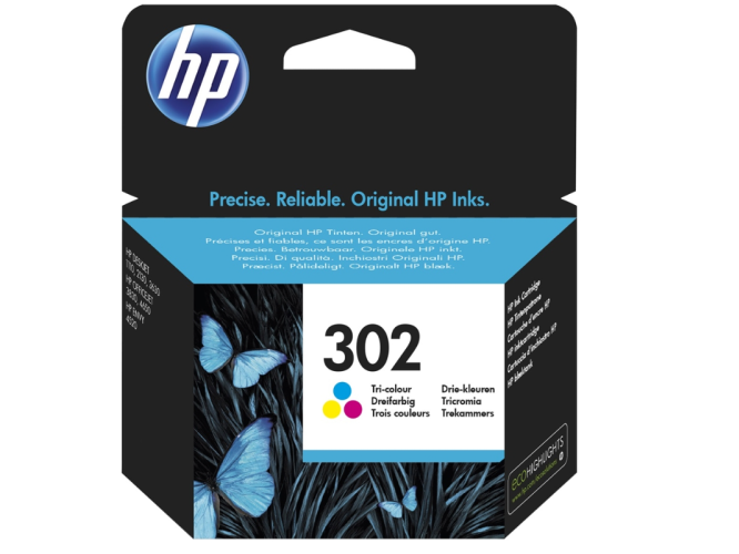 HP Μελάνι Inkjet No.302 Tri-colour (F6U65AE)