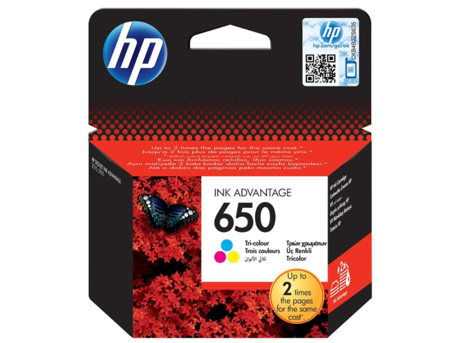 HP Μελάνι Inkjet No.650 Colour (CZ102AE)