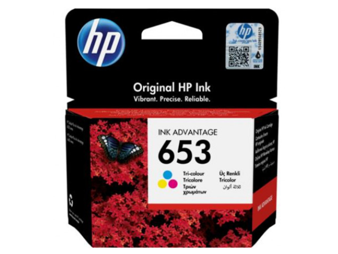 HP Μελάνι Inkjet No.653 Tri-Colour (3YM74AE)