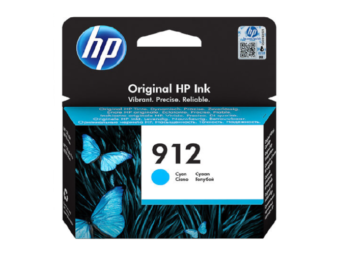 HP Μελάνι Inkjet No.912 Cyan (3YL77AE)