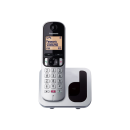 Ασύρματο Ψηφιακό Τηλέφωνο Panasonic KX-TGC250GR με Πλήκτρο Αποκλεισμού Κλήσεων και Ανοιχτή Ακρόαση Ασημί